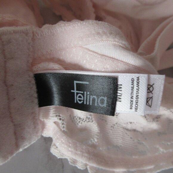 Felina Bralette M Medium Pink Lace Wireless - Picture 3 of 4